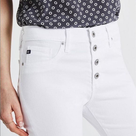 AG Adriano Goldschmied - The Farrah Skinny Ankle Button Up High Rise - Size 25 - Picture 8 of 14